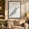 Milnerton Golf Club - South Africa – Minimalist Golf Course Print