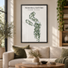 Malmesbury Golf Club - South Africa – Minimalist Golf Course Print