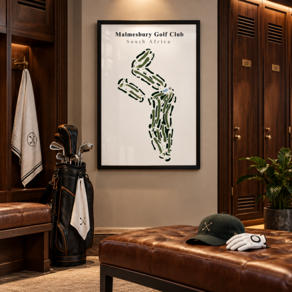 Malmesbury Golf Club - South Africa - Printed Golf Course