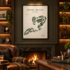 Golf Valley - Germany– Minimalist Golf Course Print