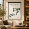 Golf Valley - Germany– Minimalist Golf Course Print