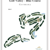Golf Valley - Germany– Minimalist Golf Course Print