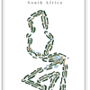 Langebaan Langebaan Country Estate - South Africa – Minimalist Golf Course Print