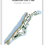 Milnerton 1 Milnerton Golf Club - South Africa – Minimalist Golf Course Print
